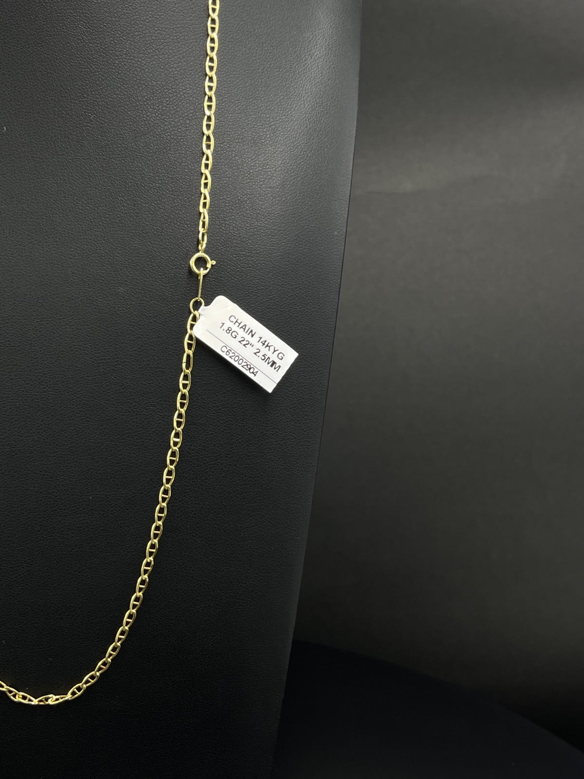 14K Gold Chain 2.5mm 22 in