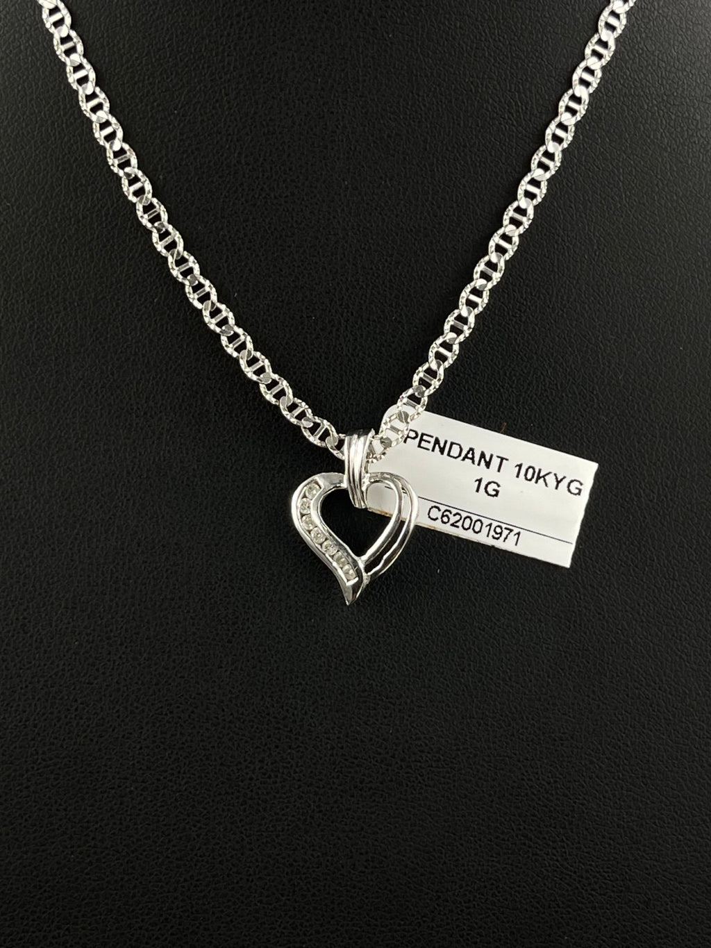 10K Gold Open Heart Pendant 1g | DD Pawn Loans