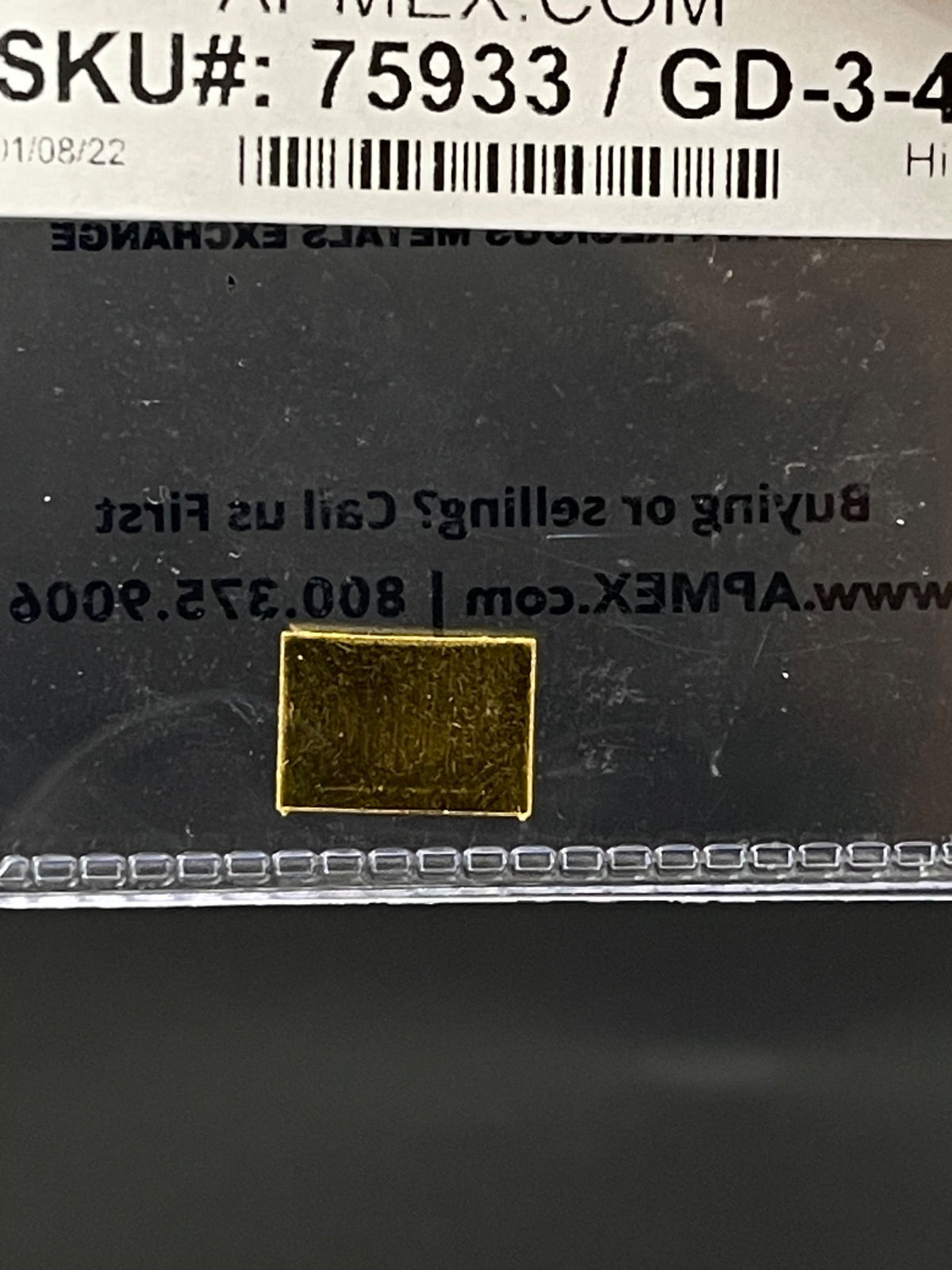 Valcambi 1g Gold Bar 999.9 Fine — Essayeur Fondeur Stamped — photo 4