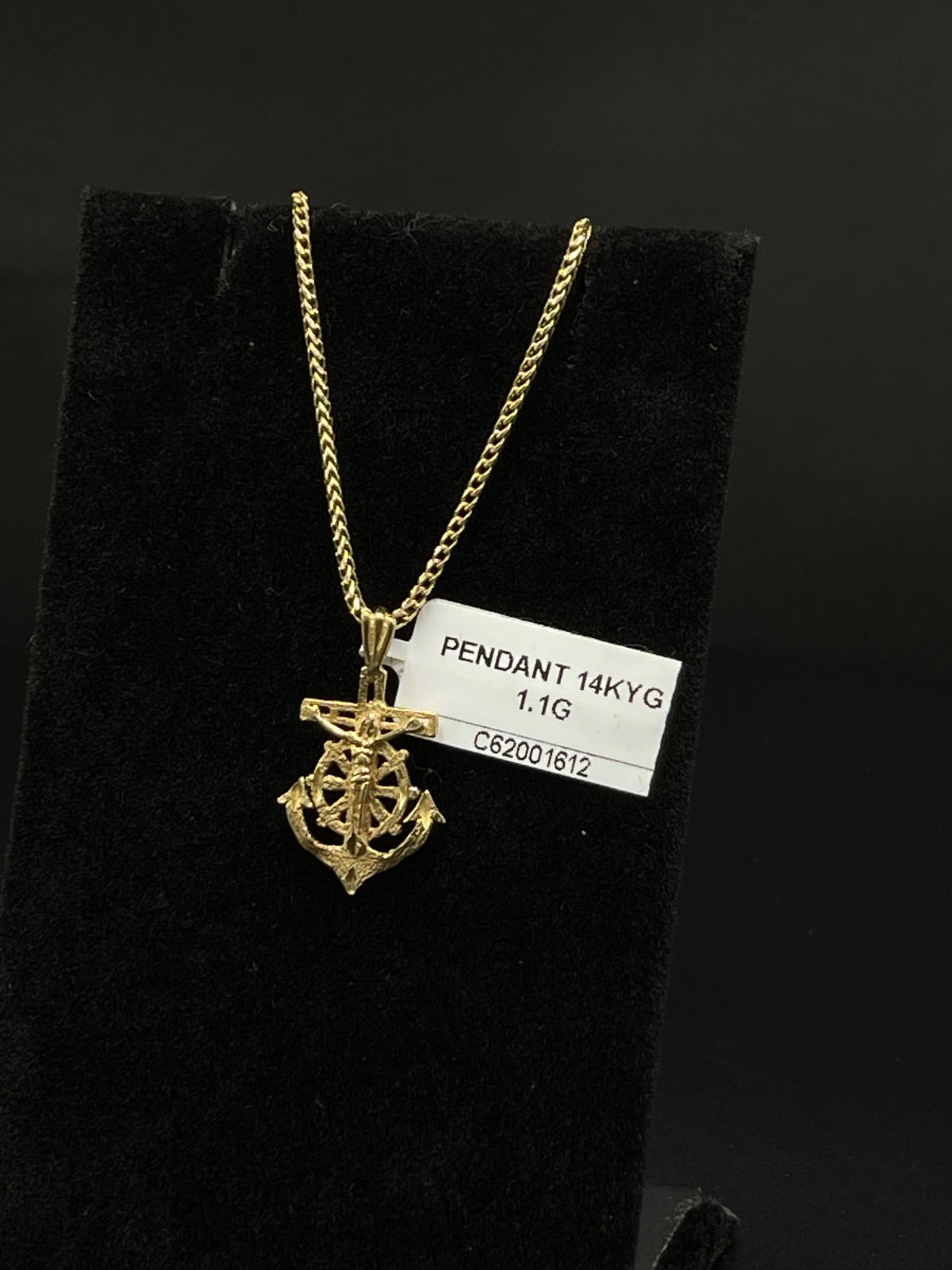 14K Gold Mariner's Cross Anchor Pendant | DD Pawn Loans