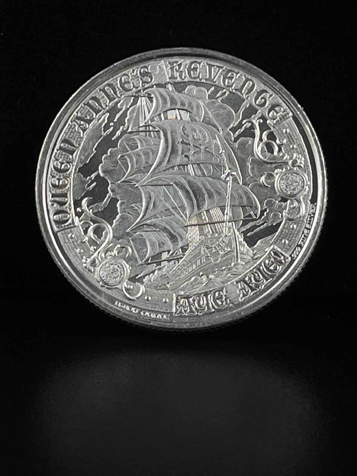 .999 Blackbeard 1oz Silver Coin “Pirate Series”