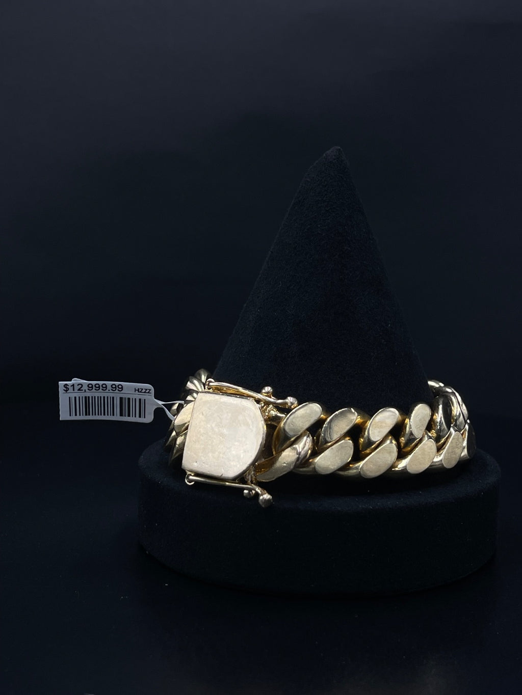 10K Gold Curb Link Bracelet – 175.4g 8.5" | DD Pawn Loans