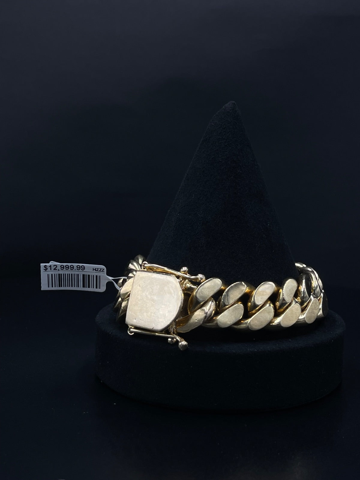 10K Gold Curb Link Bracelet – 175.4g 8.5" | DD Pawn Loans