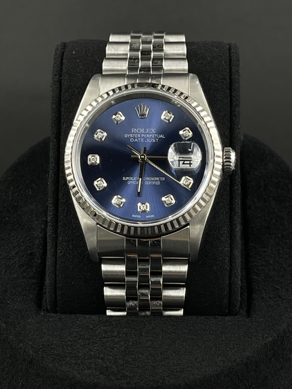 Rolex Datejust 36mm Steel Blue Diamond Dial | DD Pawn Loans — photo 4