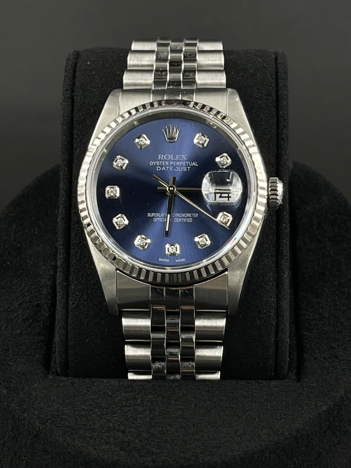 Rolex Datejust 36mm Steel Blue Diamond Dial | DD Pawn Loans — photo 4