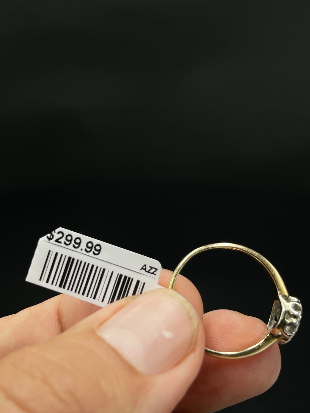 10K Gold Diamond Cluster Ring for Sale