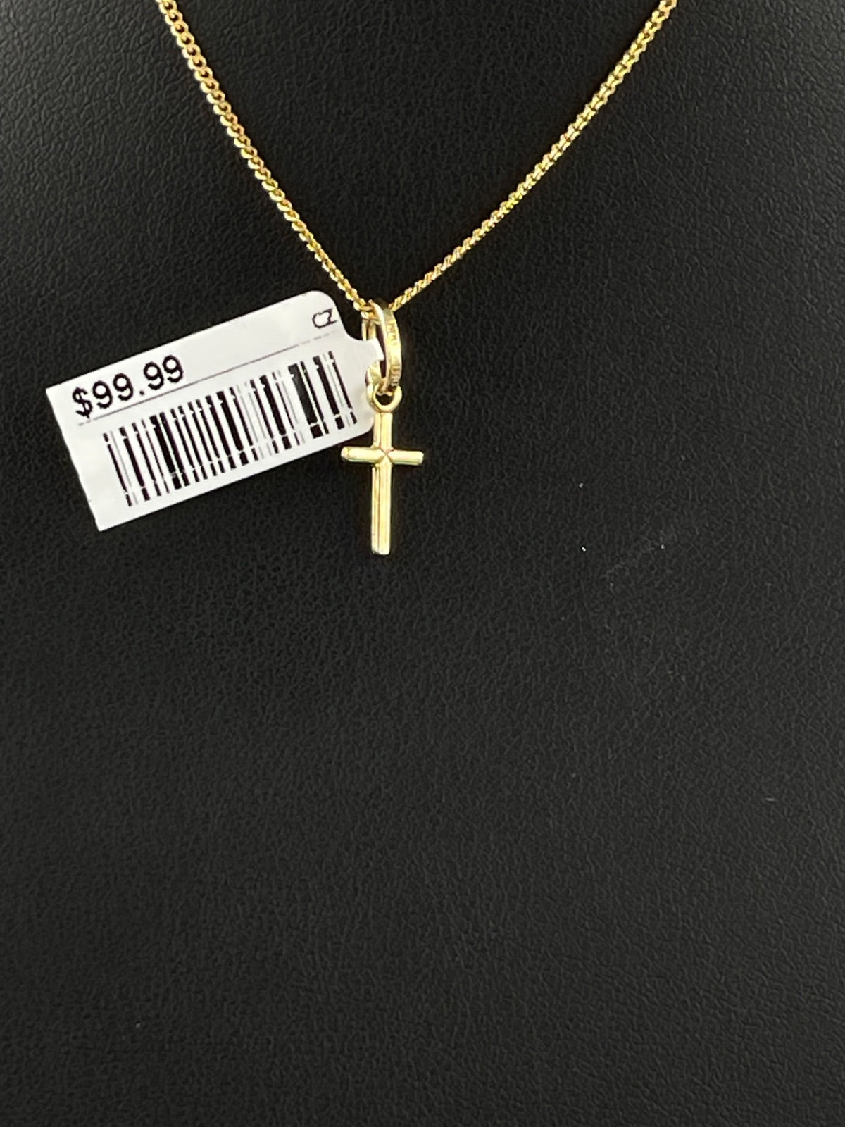 14K Gold Cross Pendant – 0.4g, 6.3mm | DD Pawn Loans