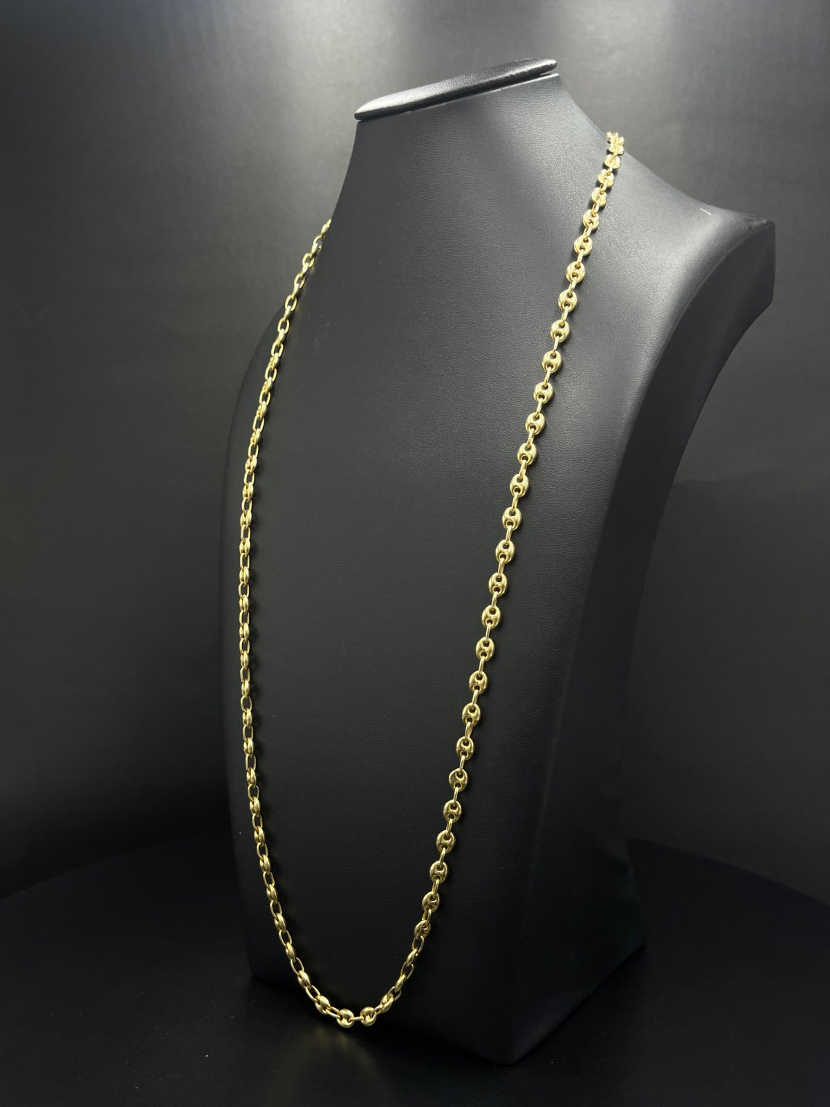 18K Gold Cable Chain Necklace 28" - Pre-Owned