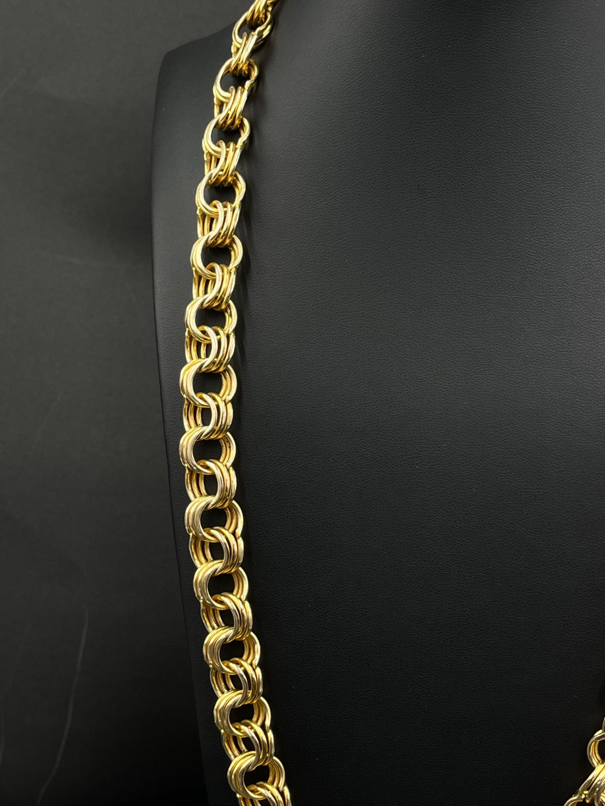 10K Gold Mariner Link Chain Necklace 26in