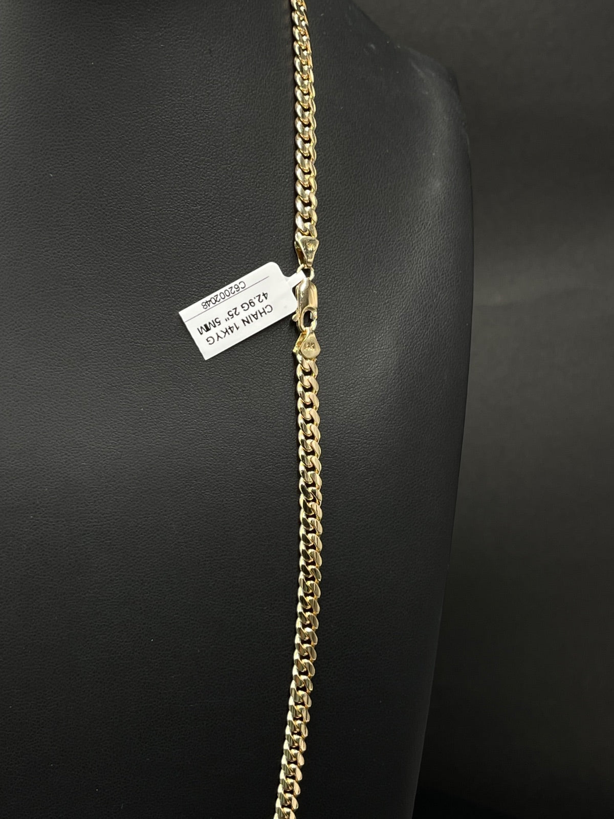 14K Gold Chain – 42.9g, 25in, 5mm | DD Pawn Loans