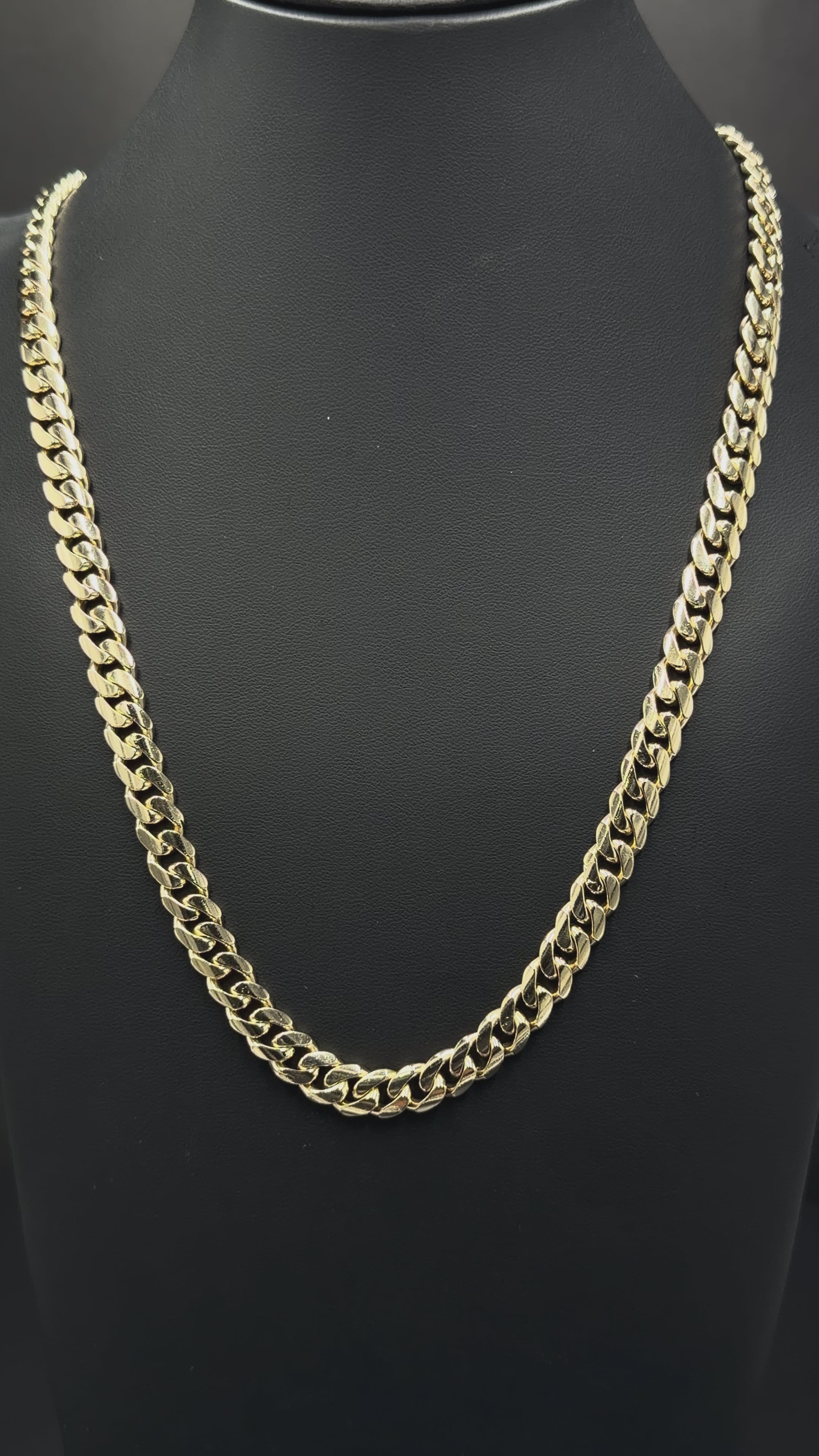 10K Yellow Gold Cuban Link Chain – 28” | 85.7 Grams | 7mm