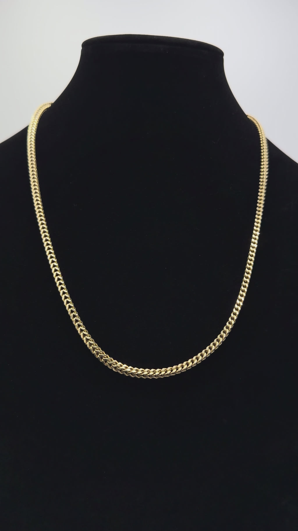 10K Gold Hollow Franco Link Chain – 17.1 Grams | 24” | 3.5mm