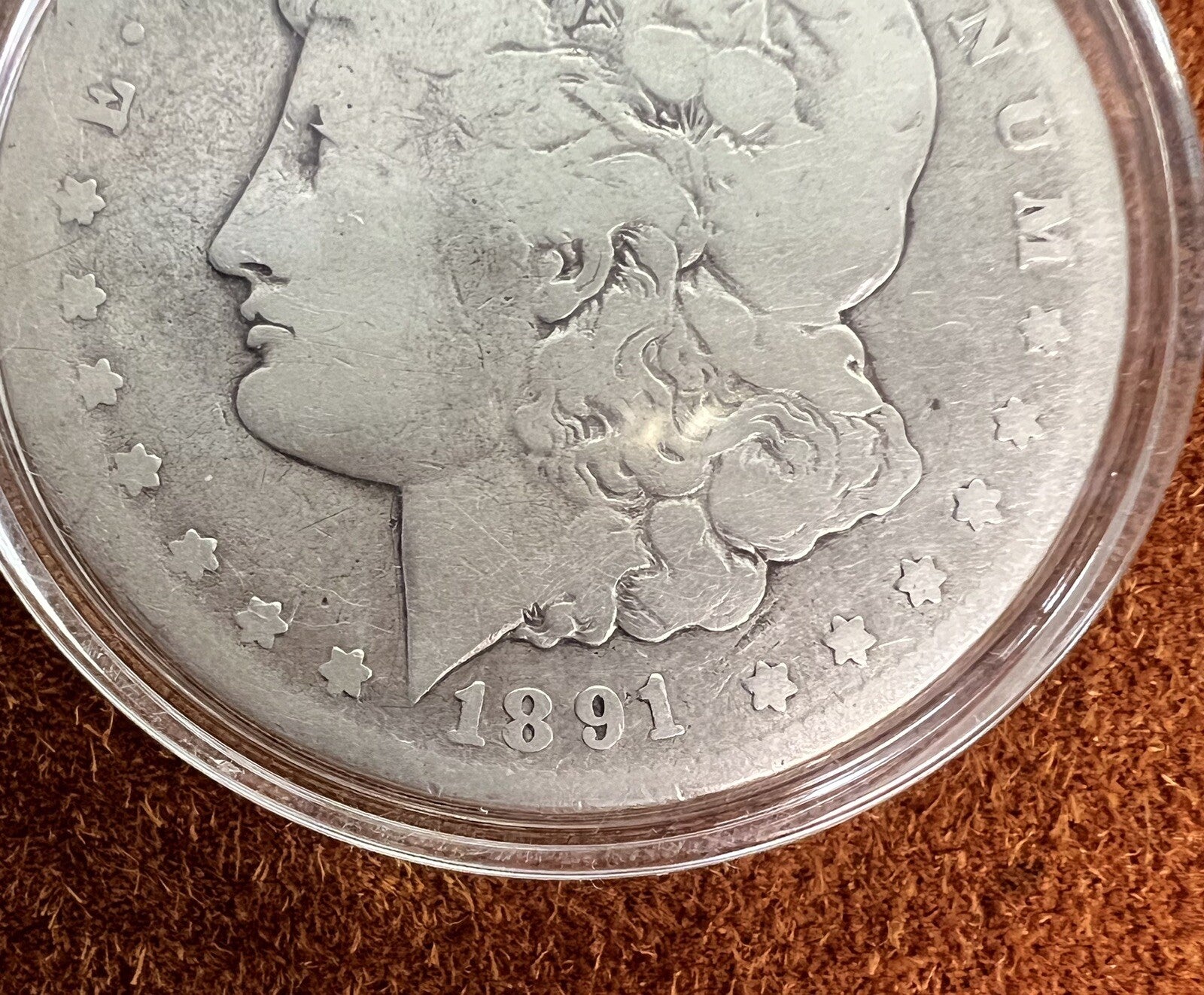 1891-CC Carson City Morgan Silver