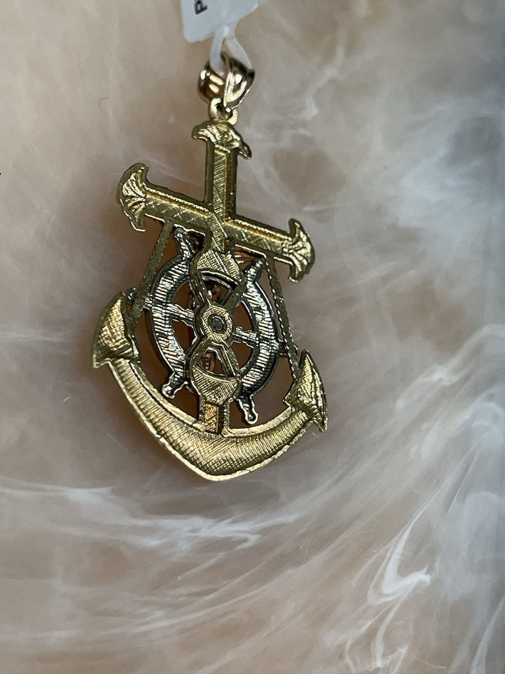 10K Tri-Color Gold Jesus Crucifix