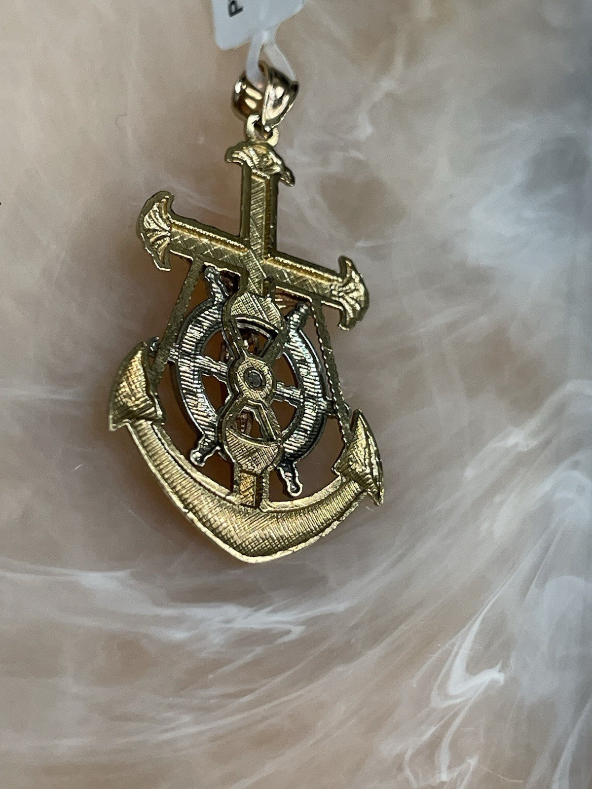 10K Tri-Color Gold Jesus Crucifix
