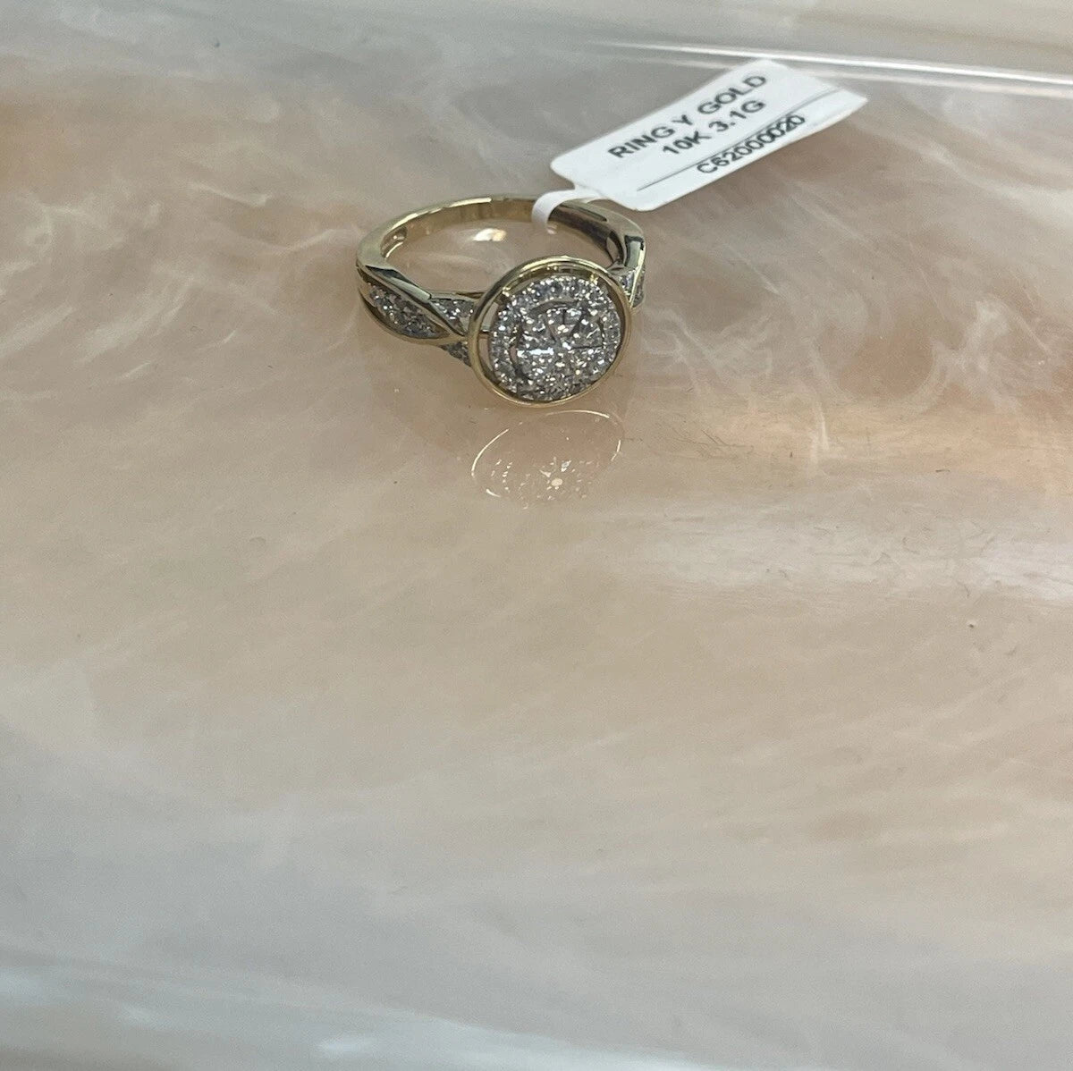10K Gold Cluster Ring – Size 5, 3.1g | DD Pawn Loans