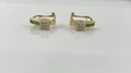 Solid Gold Green Diamond Earrings – 4.4g | DD Pawn Loans