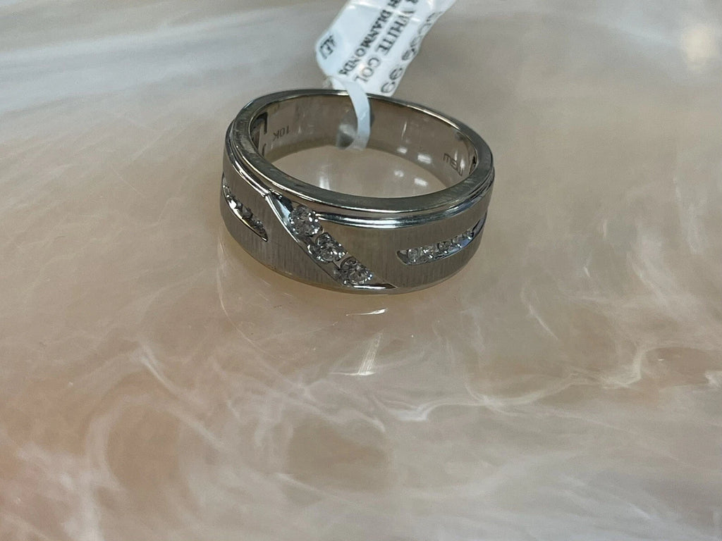 10K Gold Men's Diamond Ring – Sz 9.5, 4.1g | DD Pawn Loans