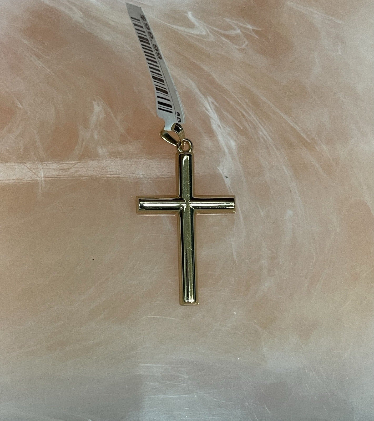 14K Gold Cross Pendant 1.1