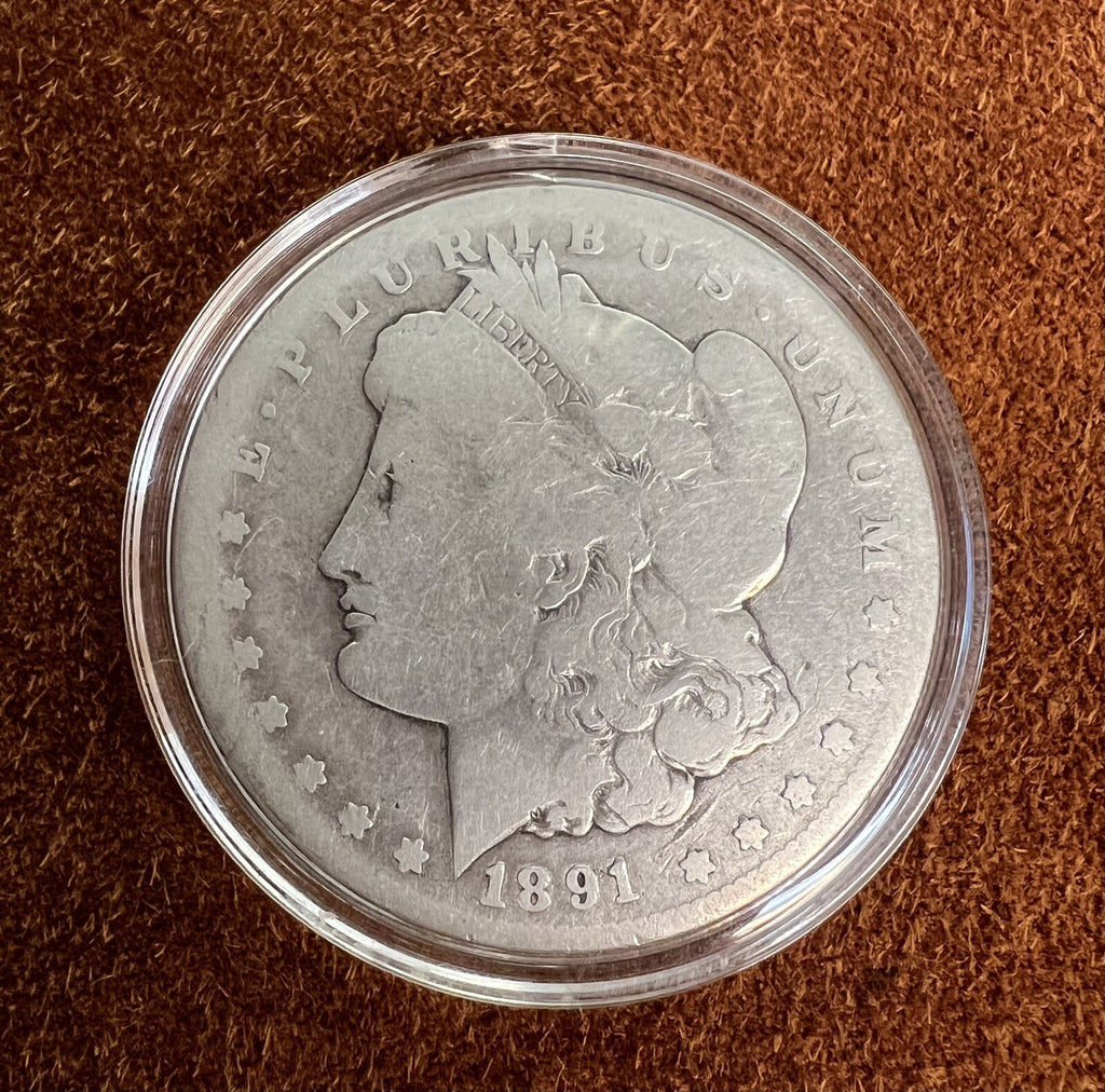 1891-CC Carson City Morgan Silver
