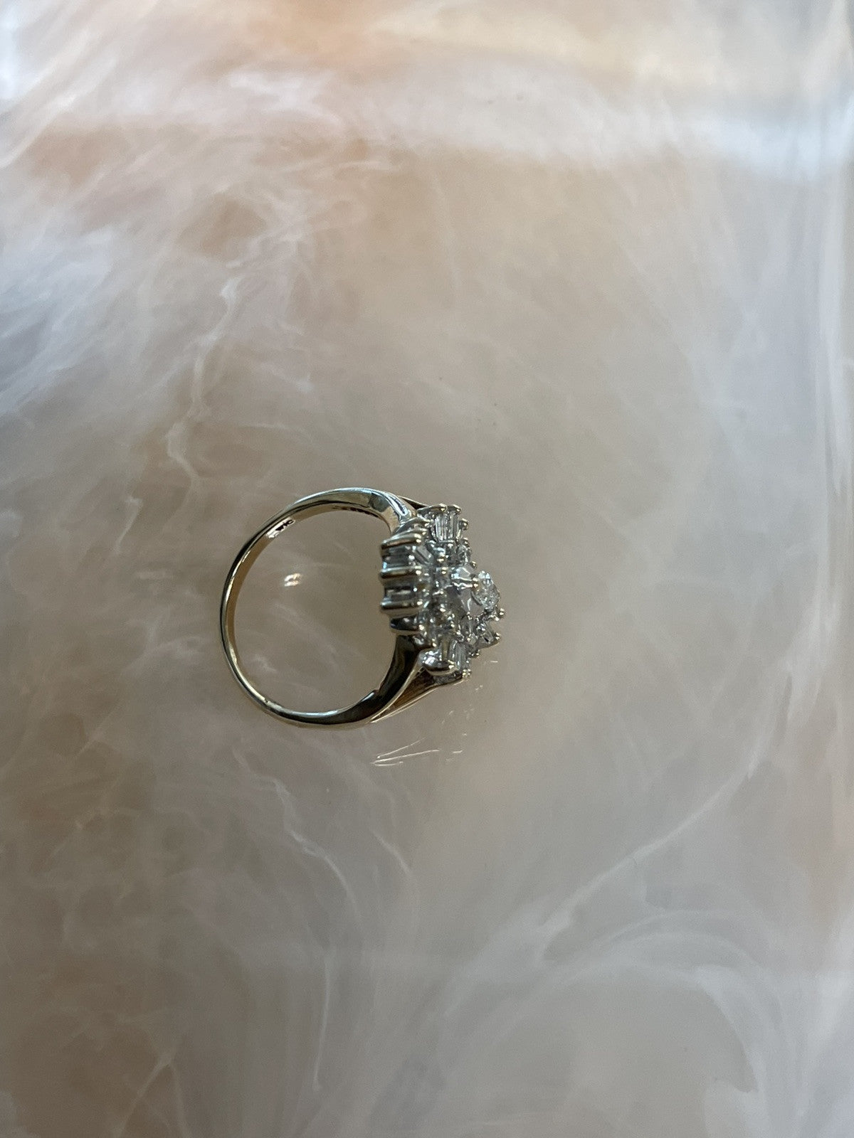 10K Gold Antique Flower Design