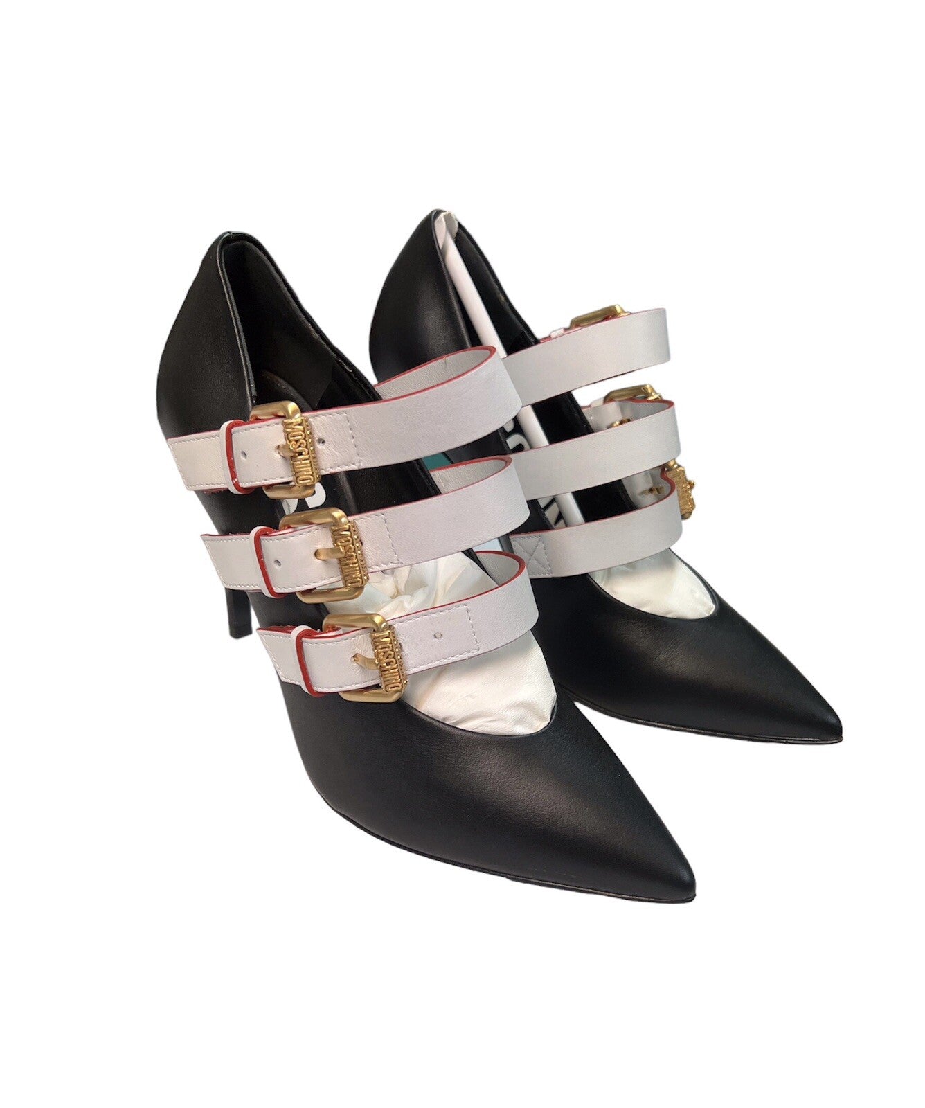 Moschino Triple Buckle Strap 100mm