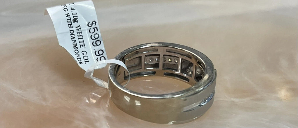 10K Gold Men's Diamond Ring – Sz 9.5, 4.1g | DD Pawn Loans