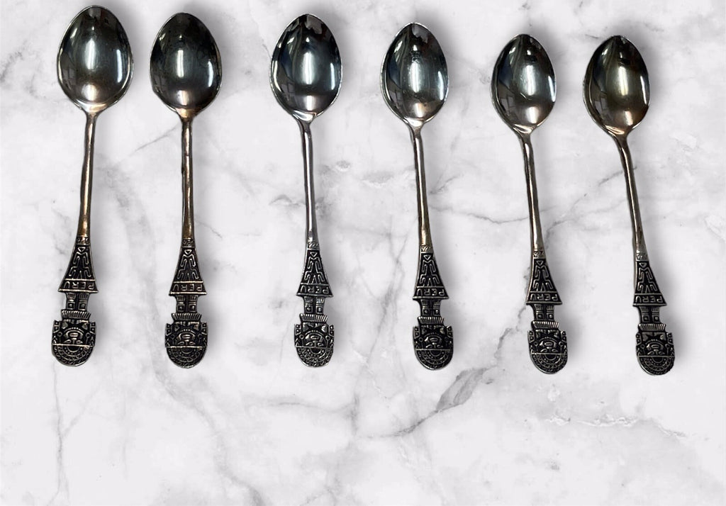 13 Vintage Peru Sterling Silver