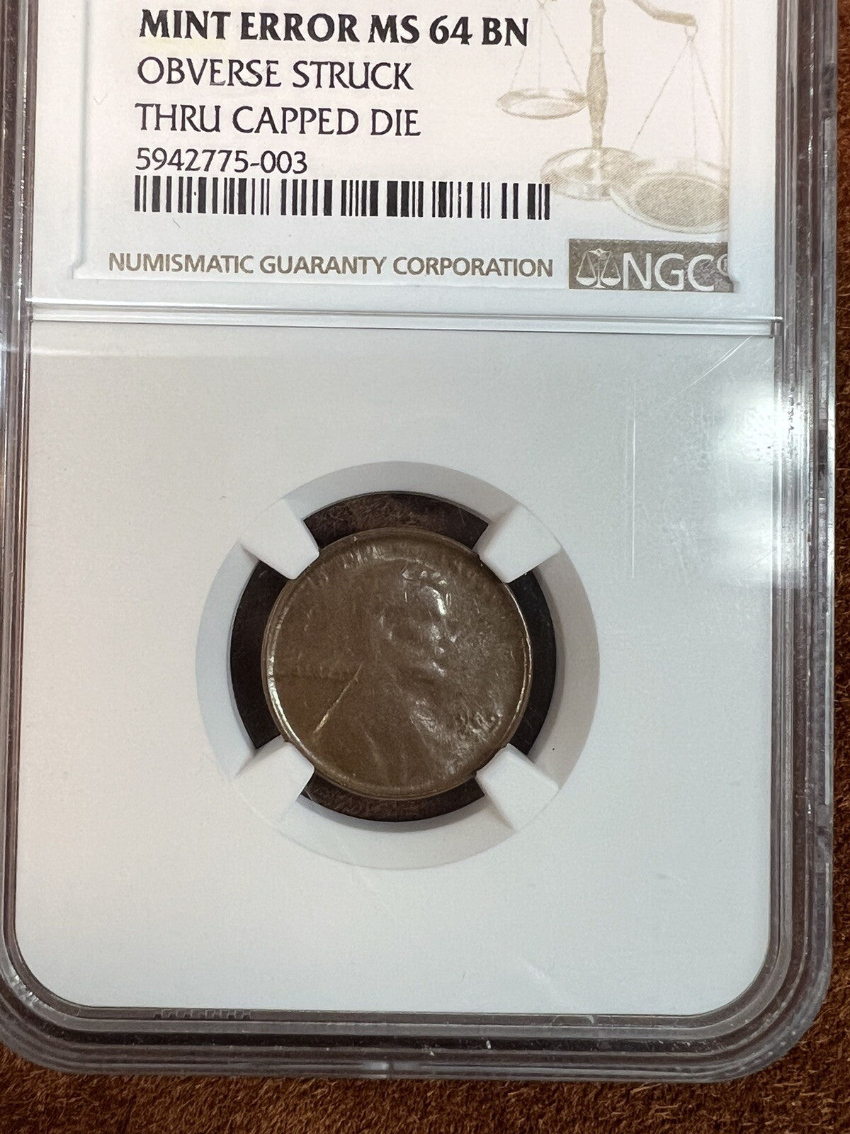 1969 Lincoln Cent NGC MS64