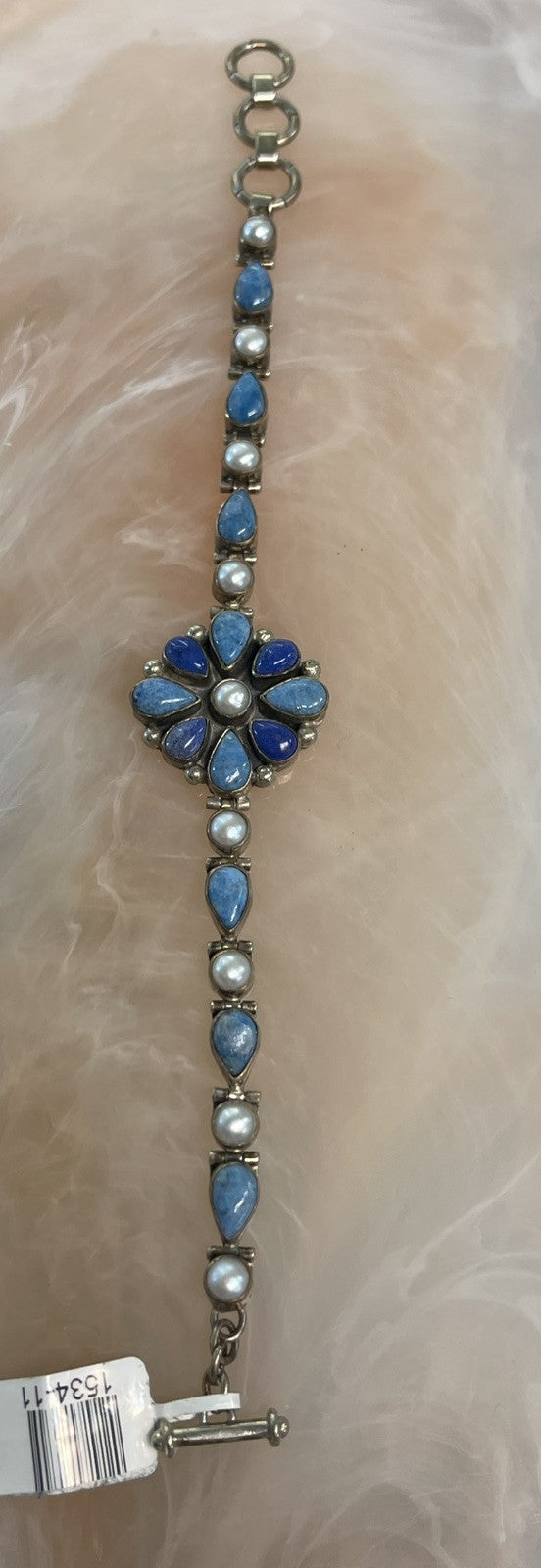 .925 Sterling Silver Multistone Bracelet