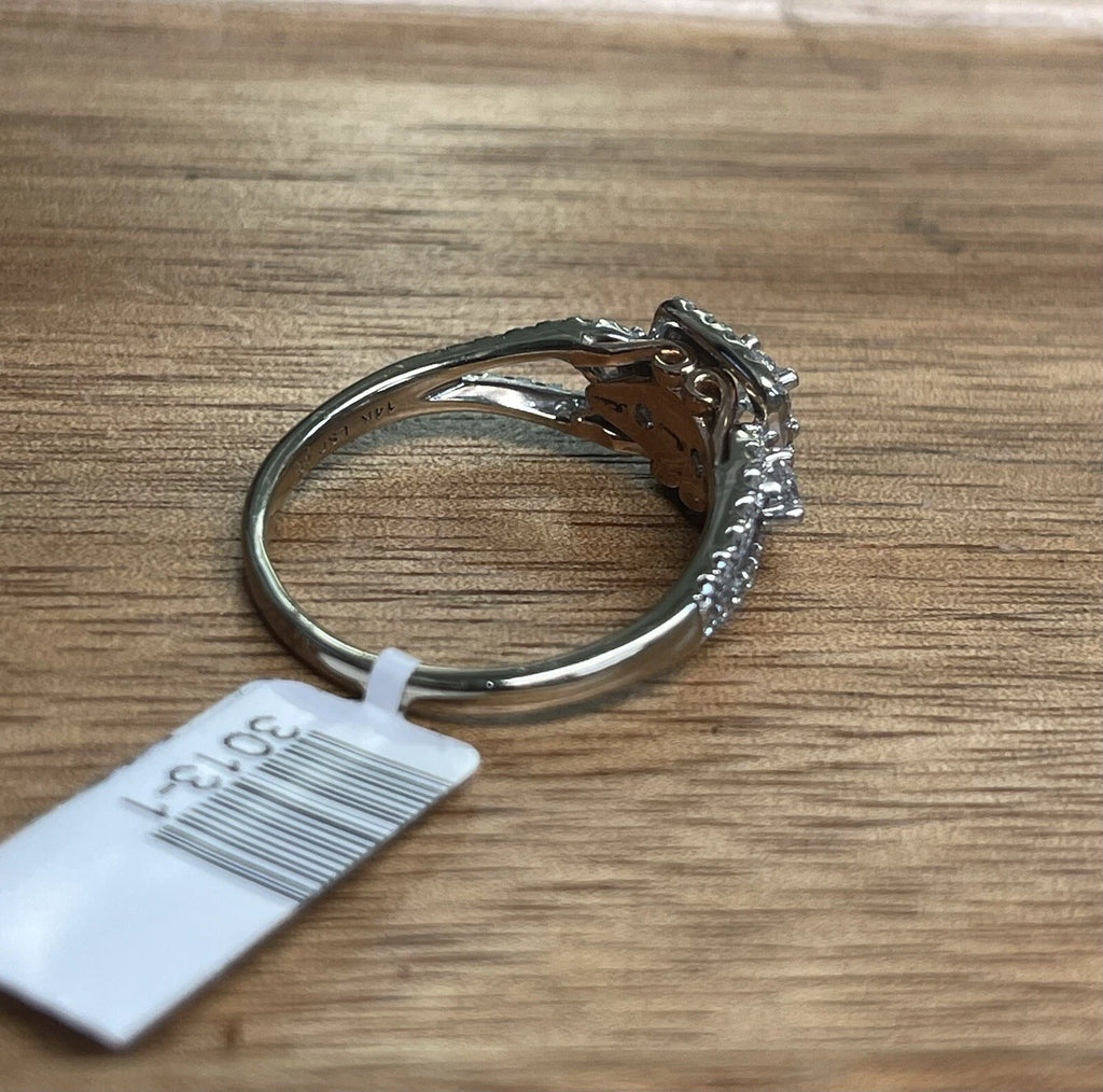 14K Two-Tone Diamond Cluster Ring Sz 9.5 | DD Pawn Loans