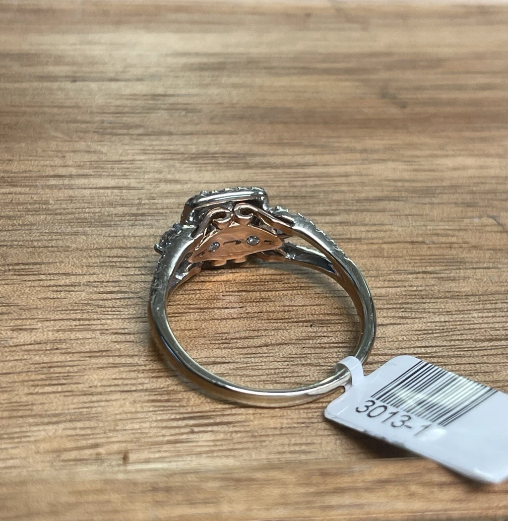 14K Two-Tone Diamond Cluster Ring Sz 9.5 | DD Pawn Loans