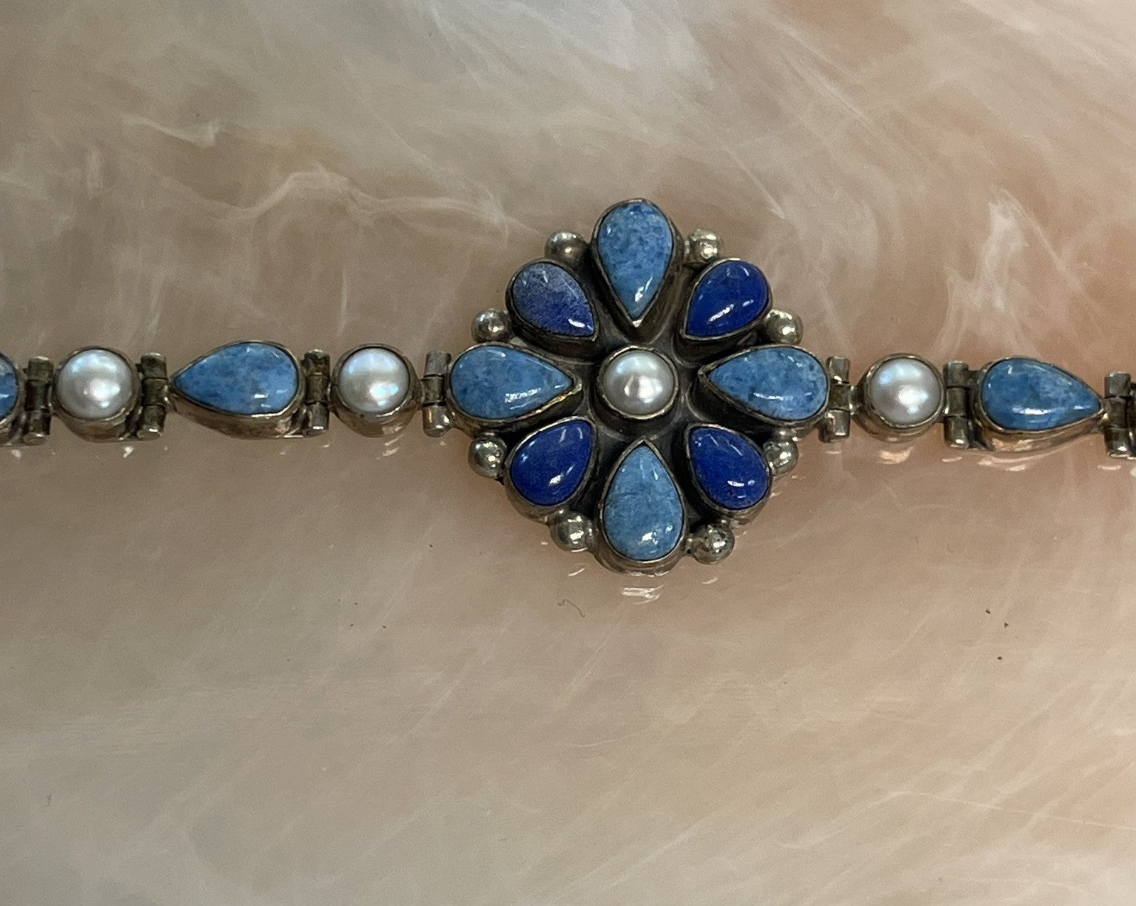 .925 Sterling Silver Multistone Bracelet