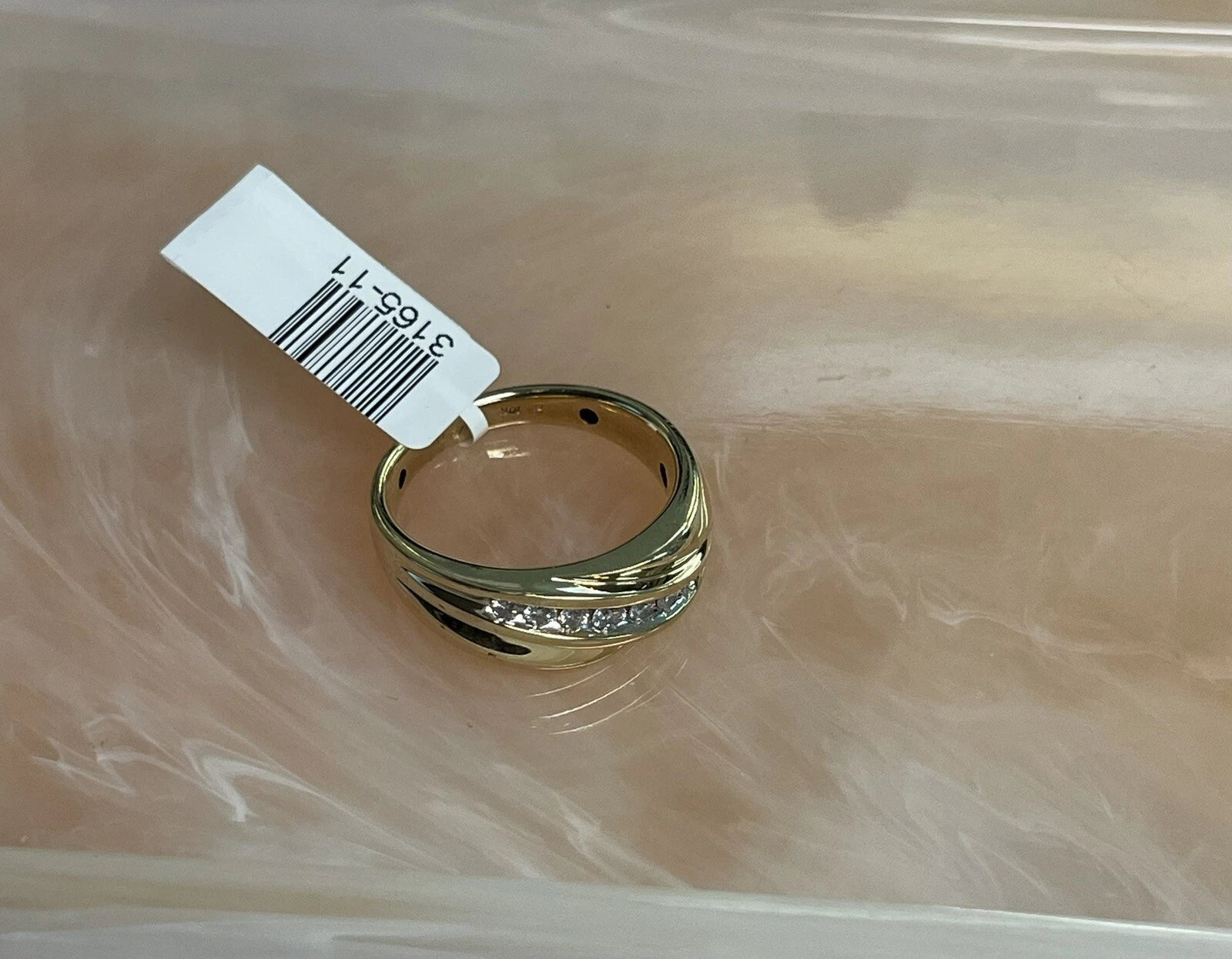 10K Gold Men's Diamond Band – Size 9, 4.8g | DD Pawn Loans