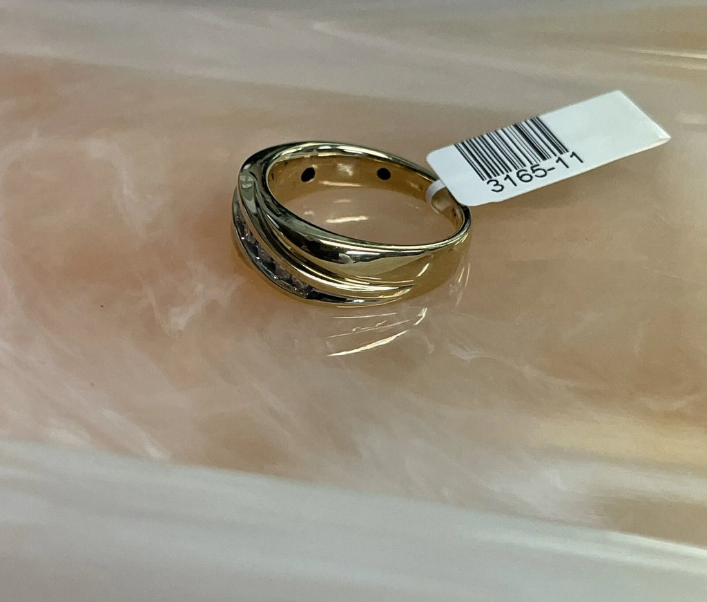 10K Gold Men's Diamond Band – Size 9, 4.8g | DD Pawn Loans