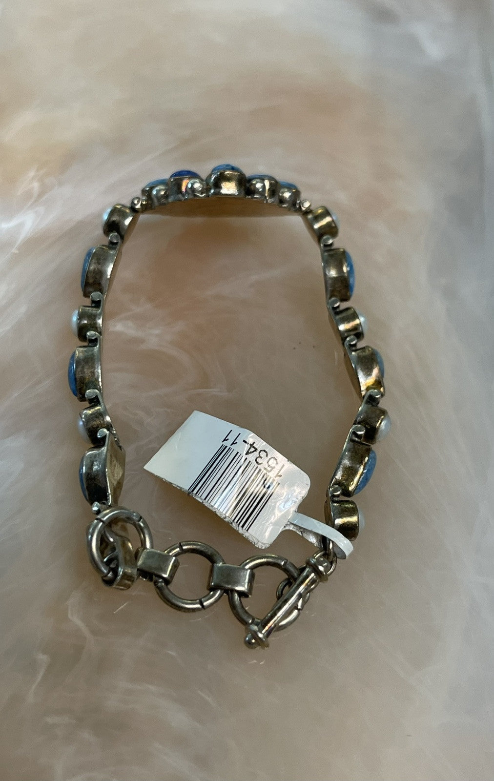 .925 Sterling Silver Multistone Bracelet