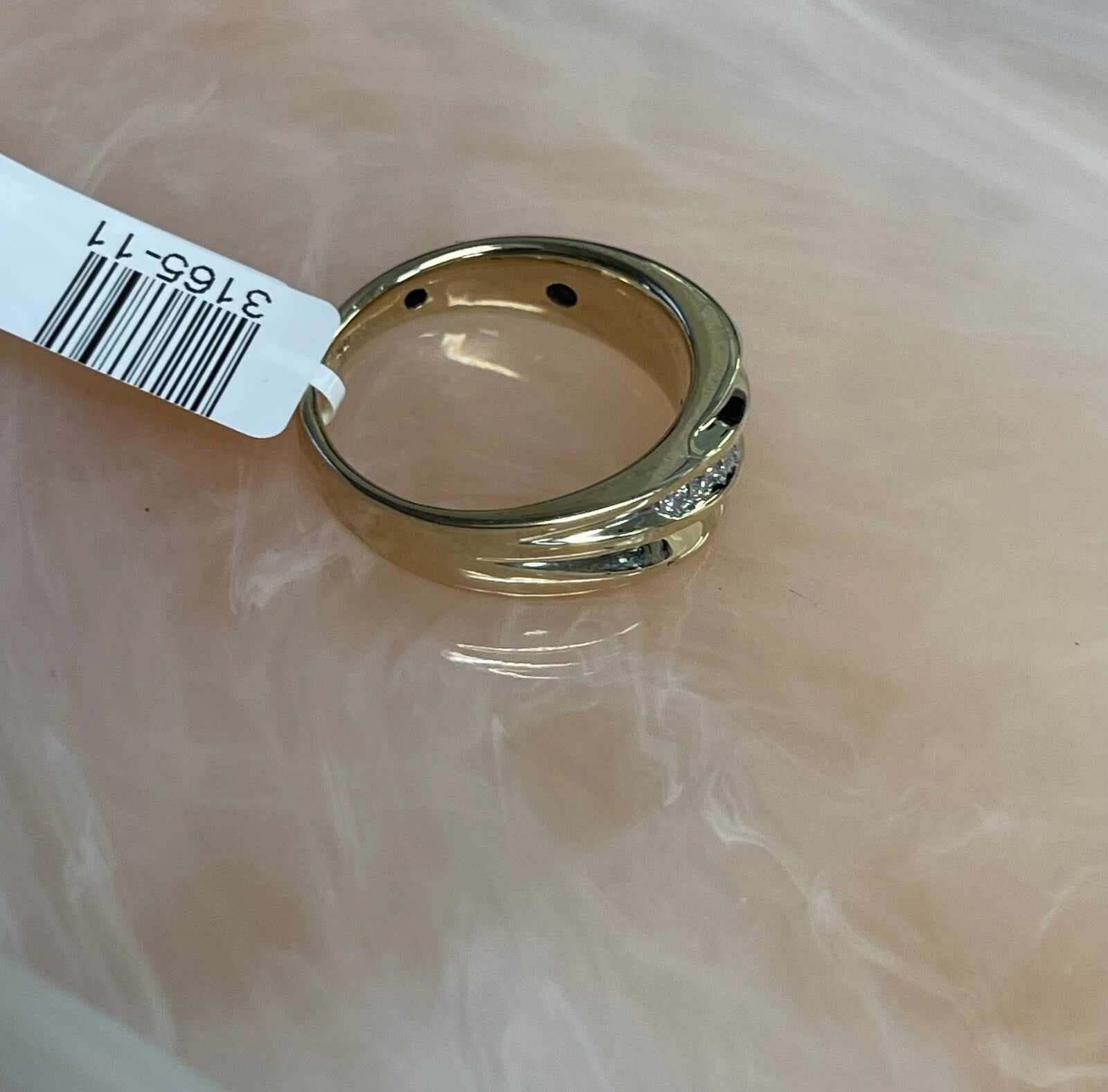 10K Gold Men's Diamond Band – Size 9, 4.8g | DD Pawn Loans