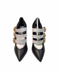 Moschino Triple Buckle Strap 100mm
