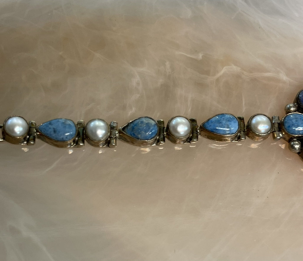 .925 Sterling Silver Multistone Bracelet