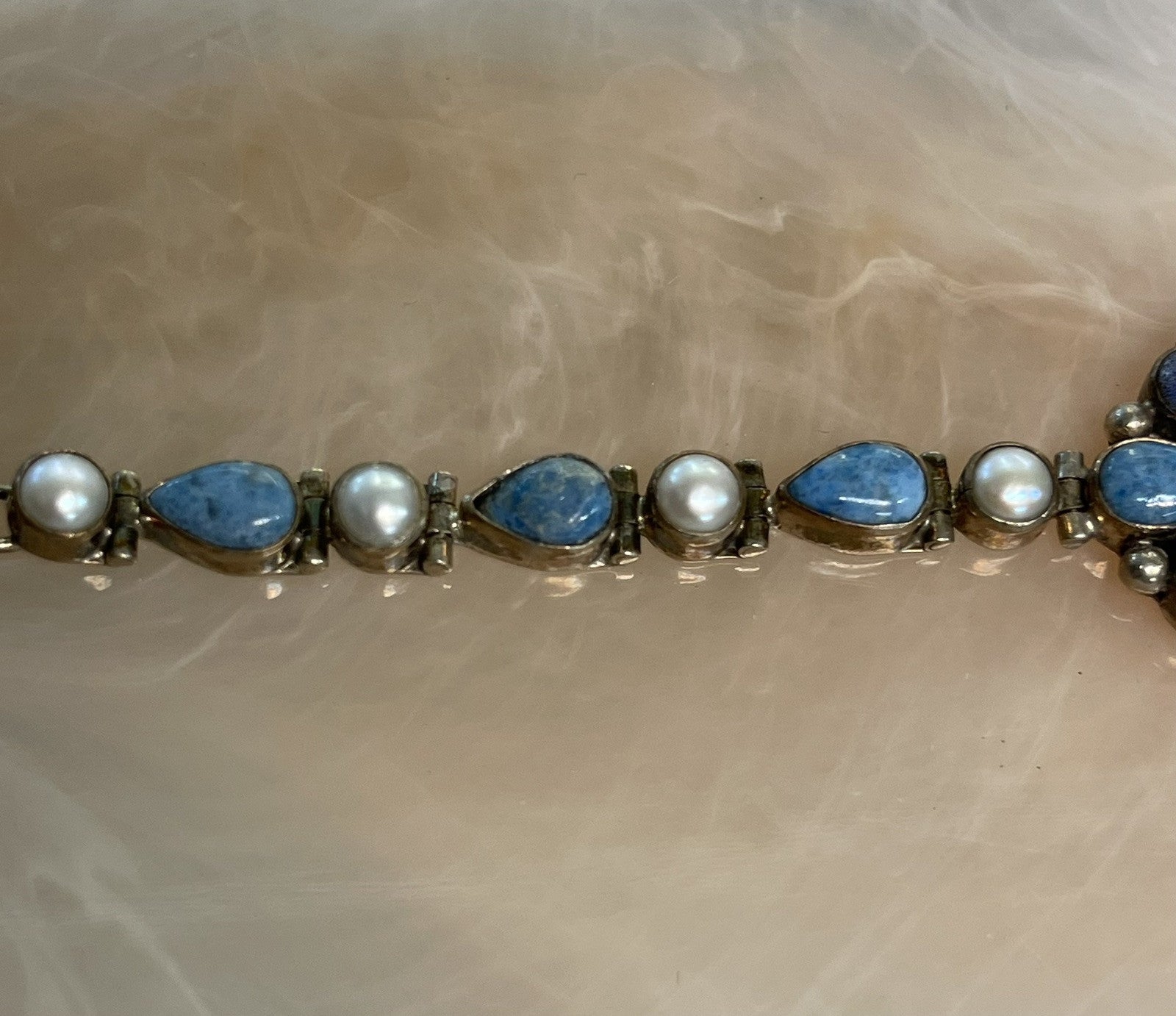 .925 Sterling Silver Multistone Bracelet