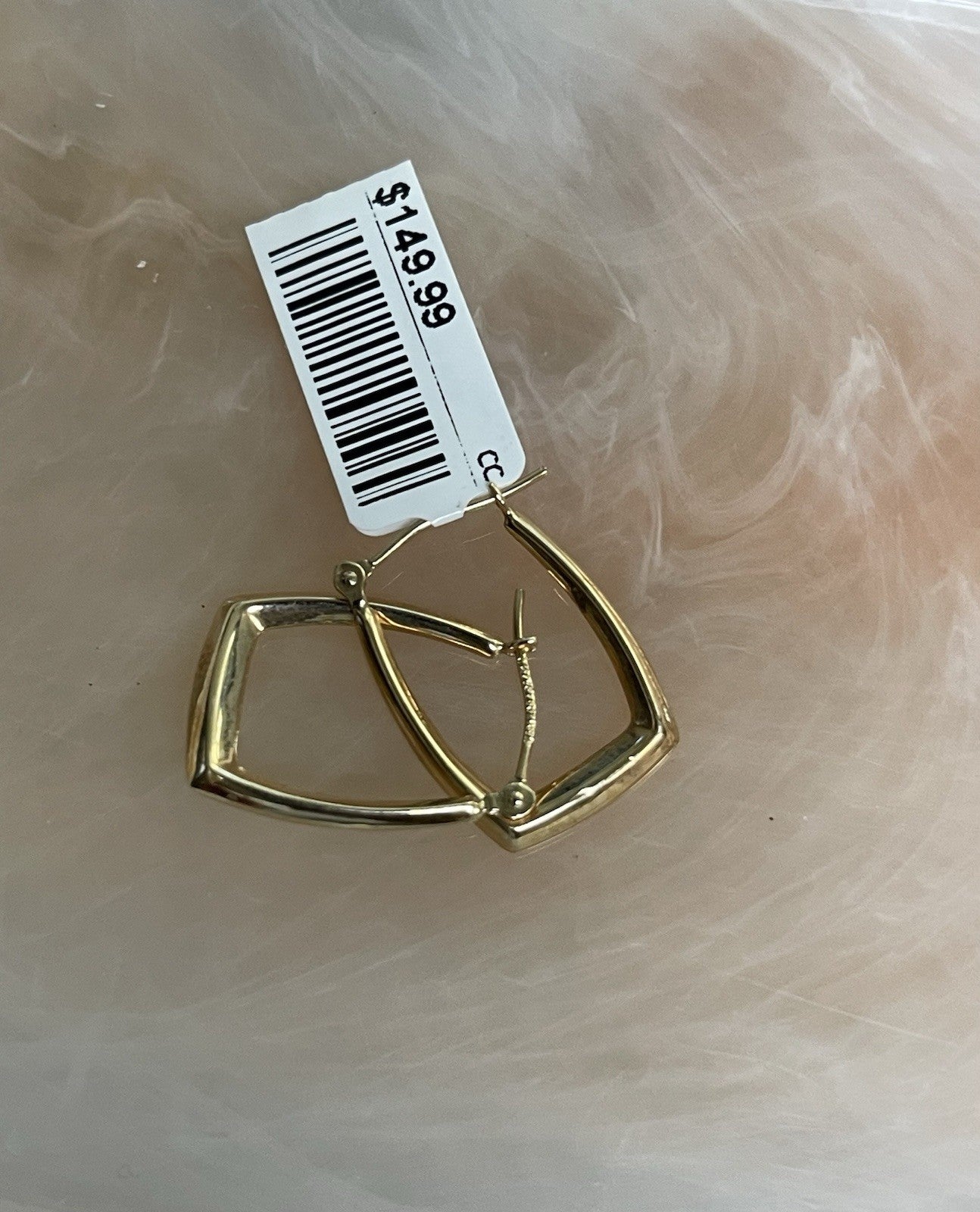 14K Yellow Gold Hoop Earrings