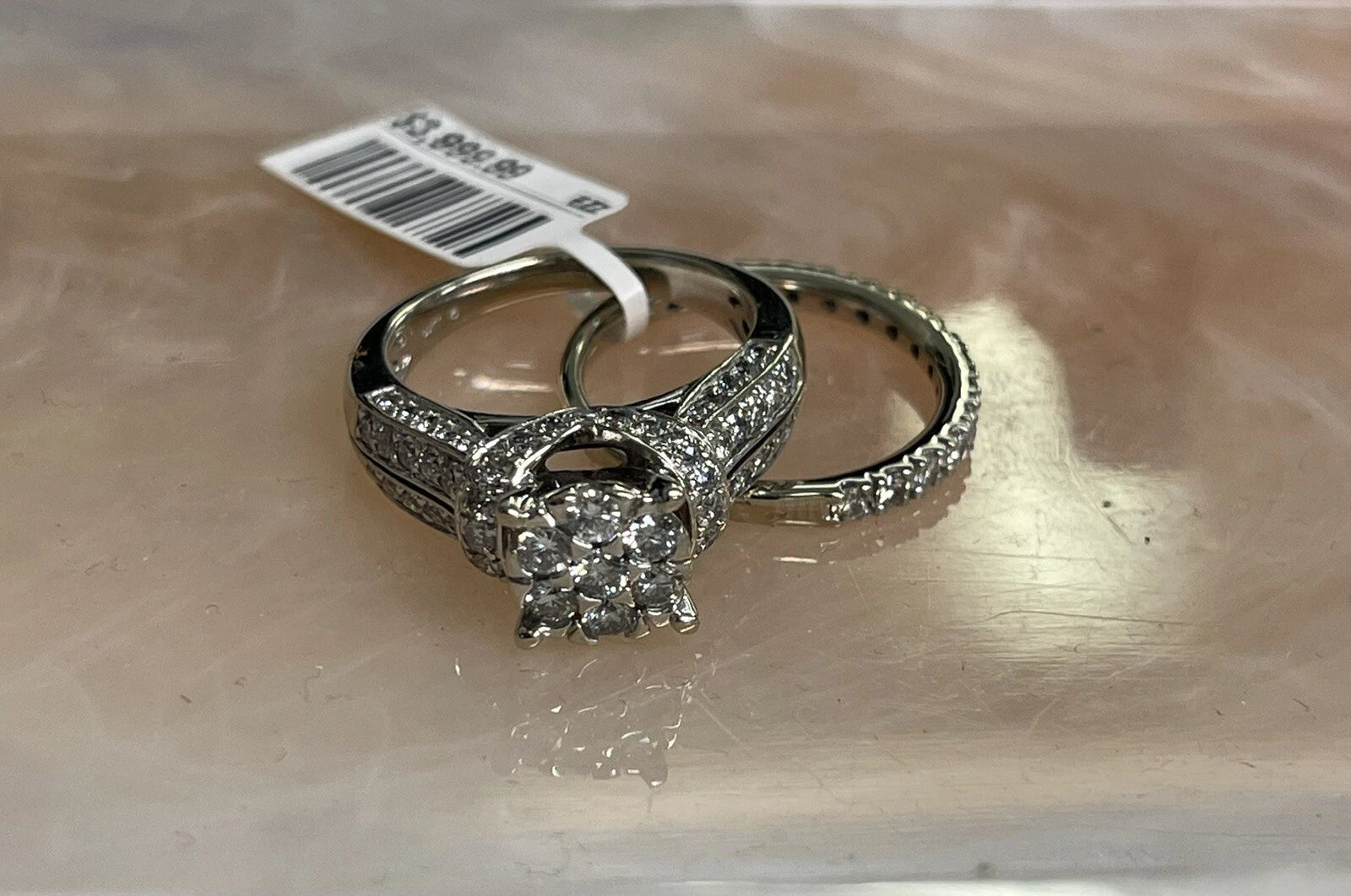 14K Gold Diamond Wedding Band Set – 9.8g | DD Pawn Loans