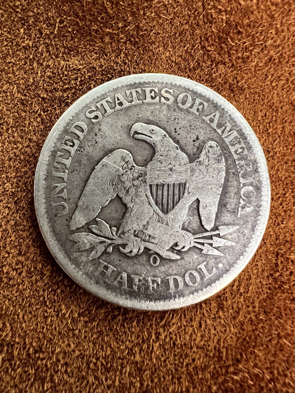 1856-O Seated Liberty Silver Half