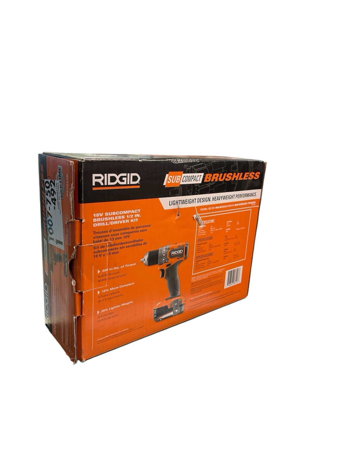 Ridgid R87012K 18V Subcompact Brushless