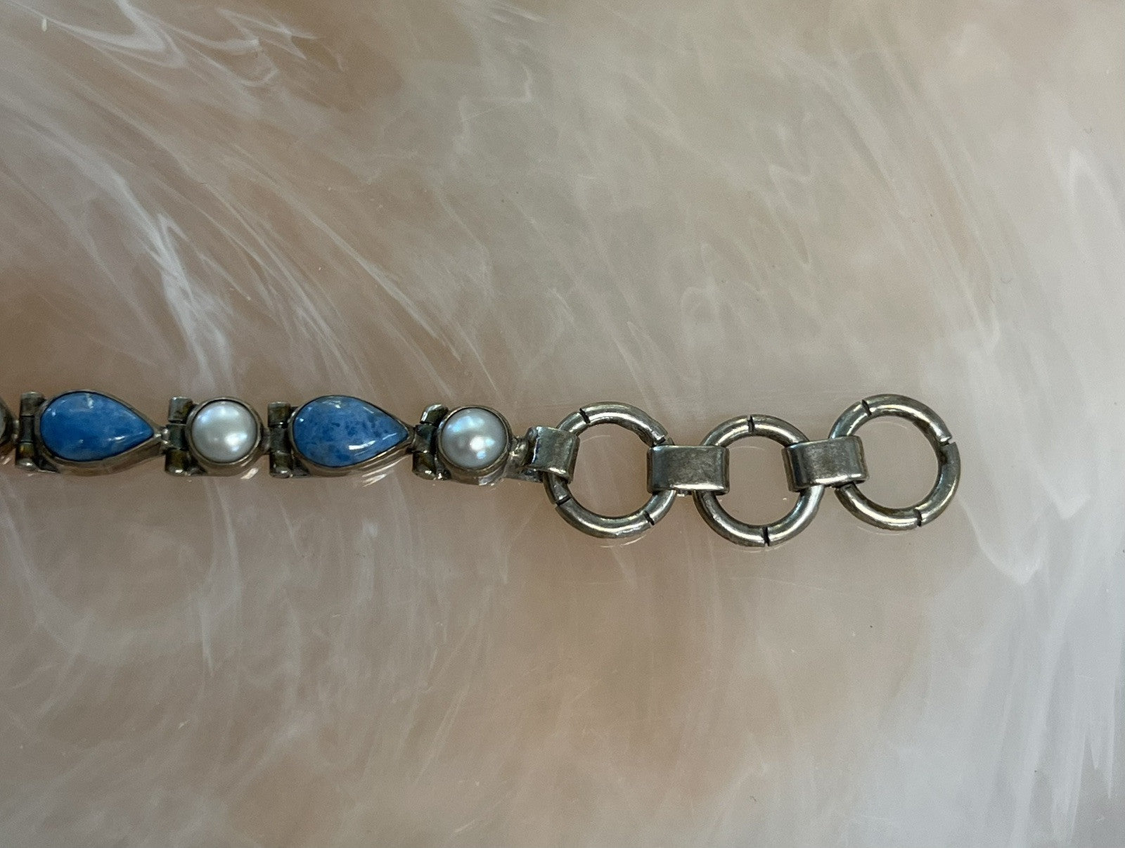 .925 Sterling Silver Multistone Bracelet
