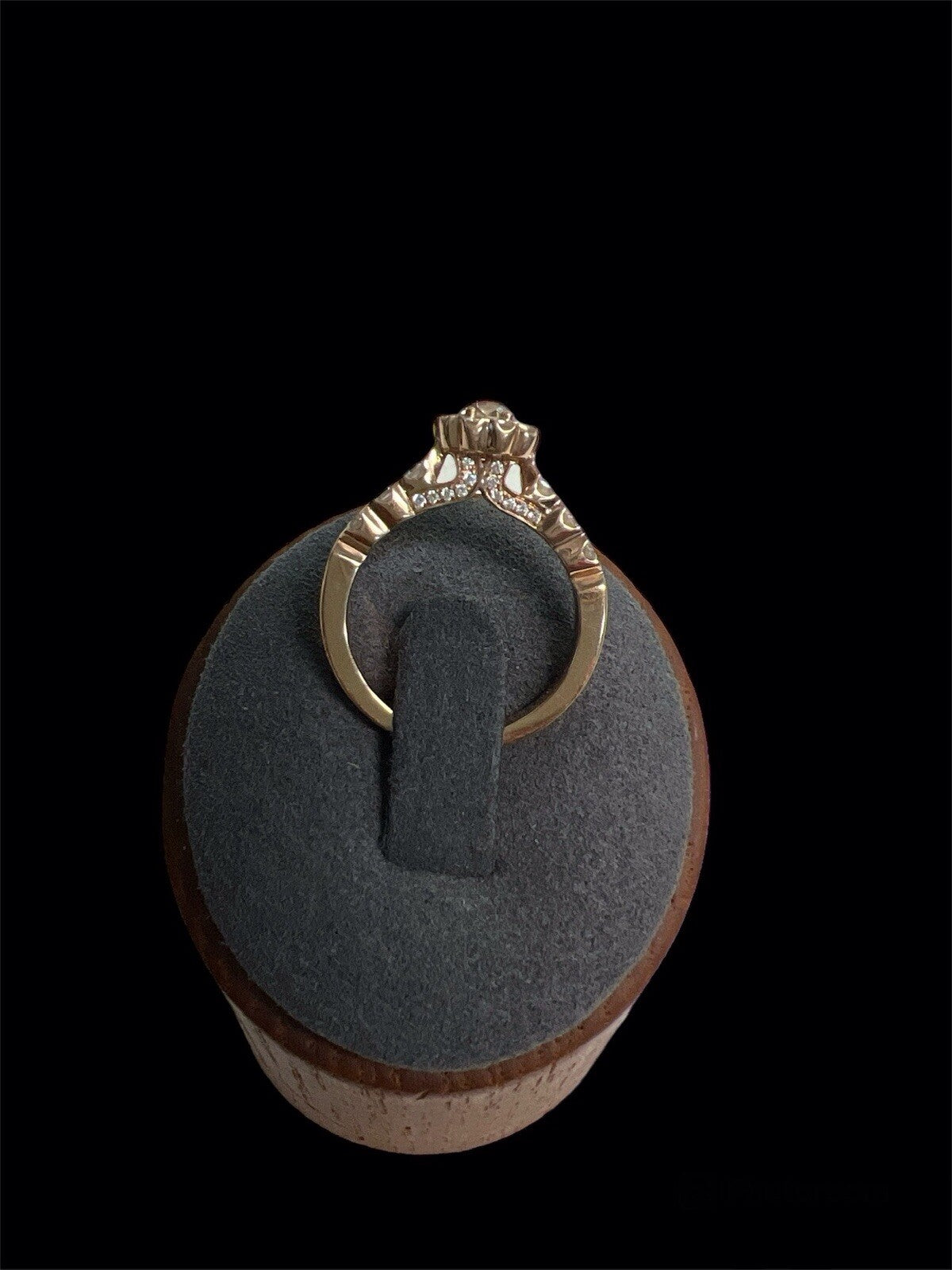 14K Rose Gold Round Diamond