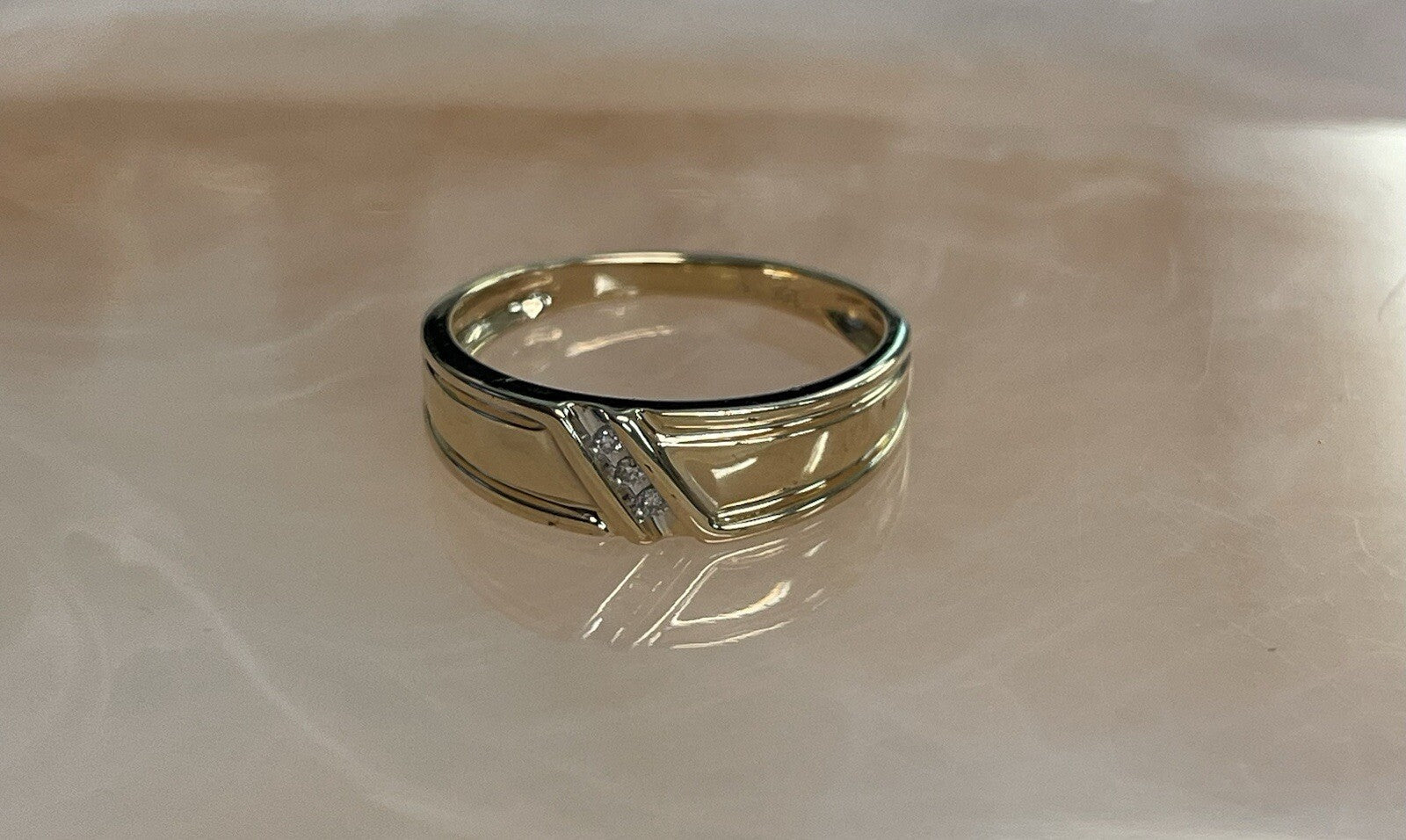 10K Yellow Gold Wedding Band
