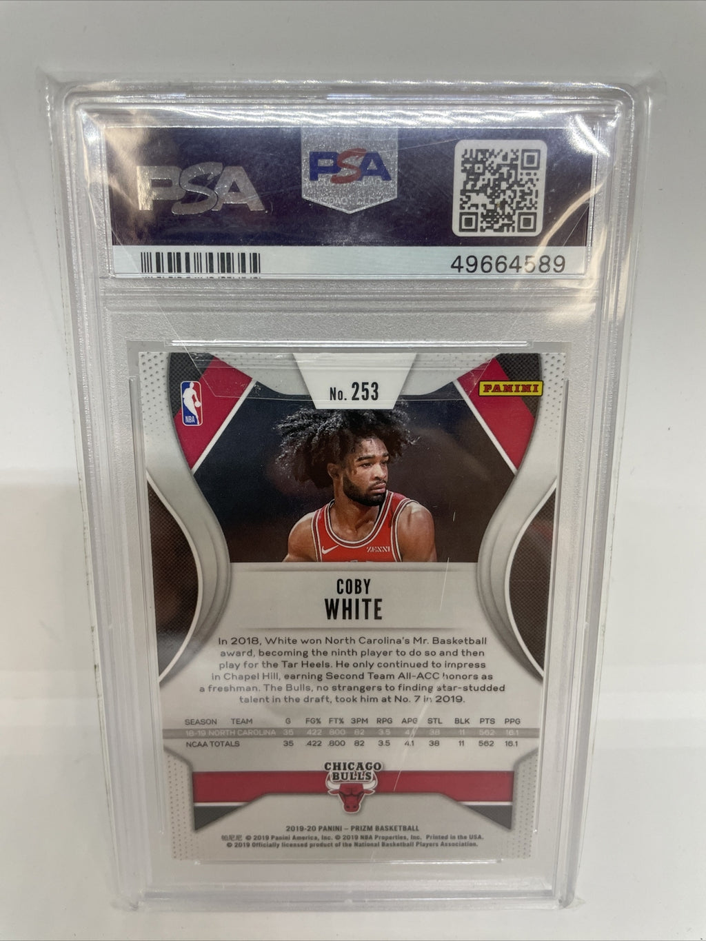 2019 Panini Prizm Coby White