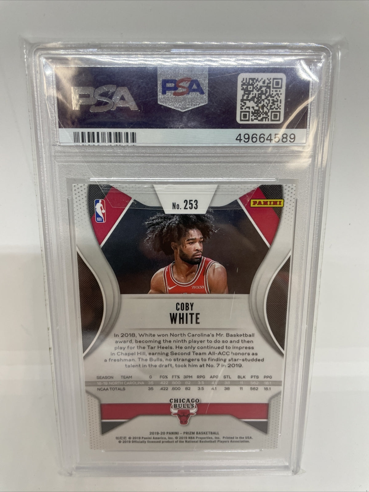 2019 Panini Prizm Coby White