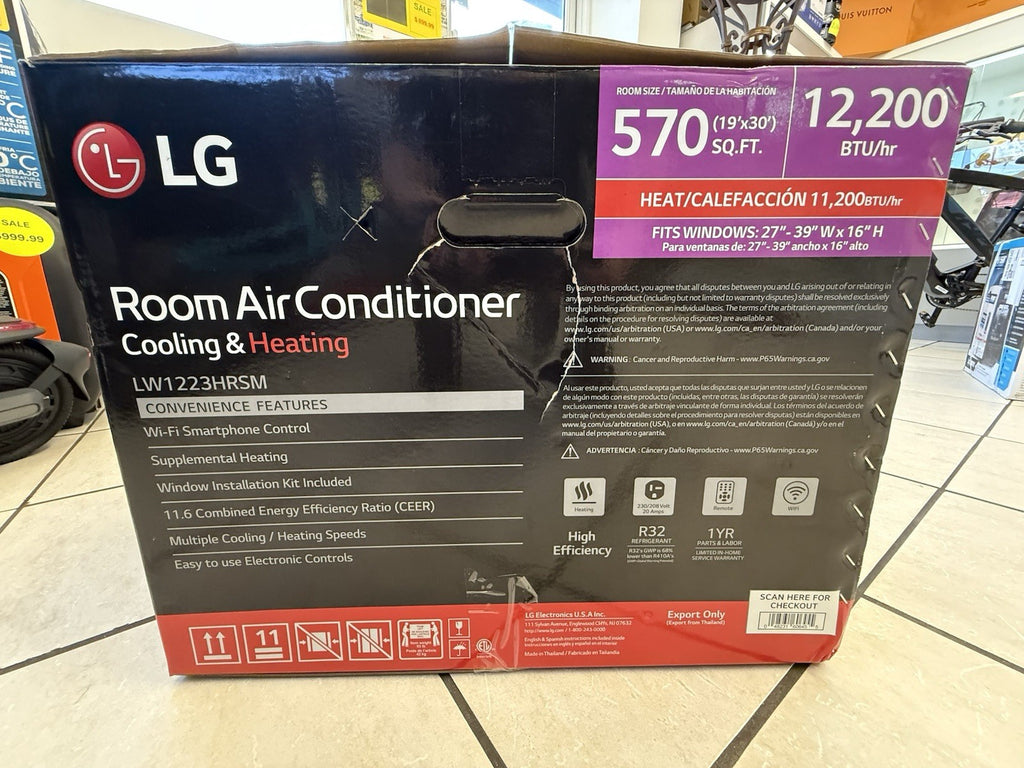 LG Window Air Conditioner 12,200